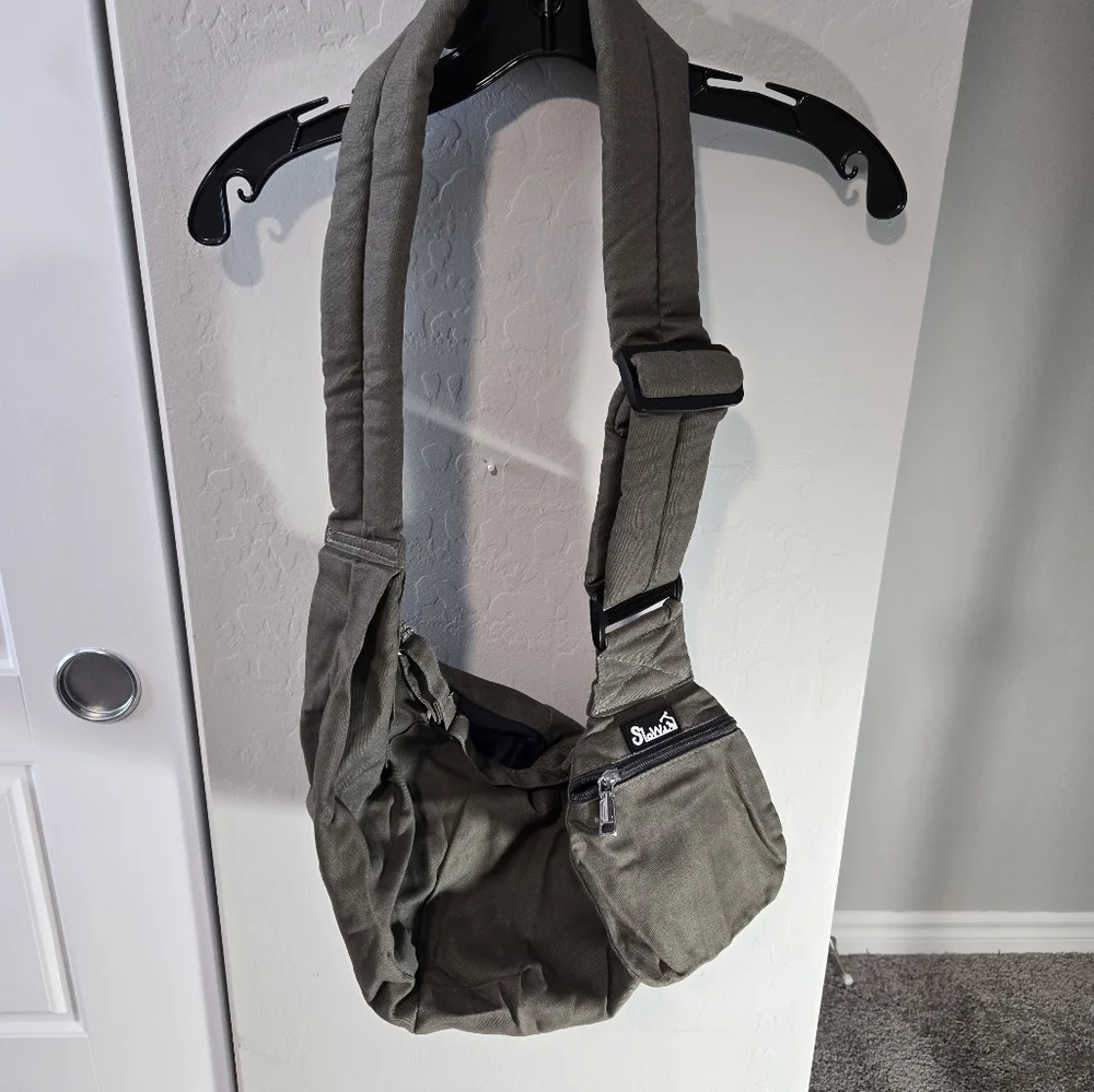 Pet Carrier Sling Bag in Gray